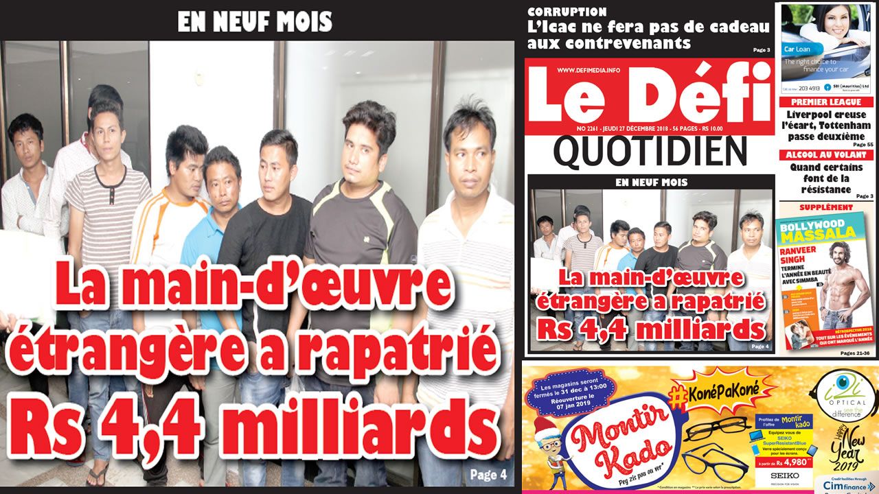 Quotidien 2261