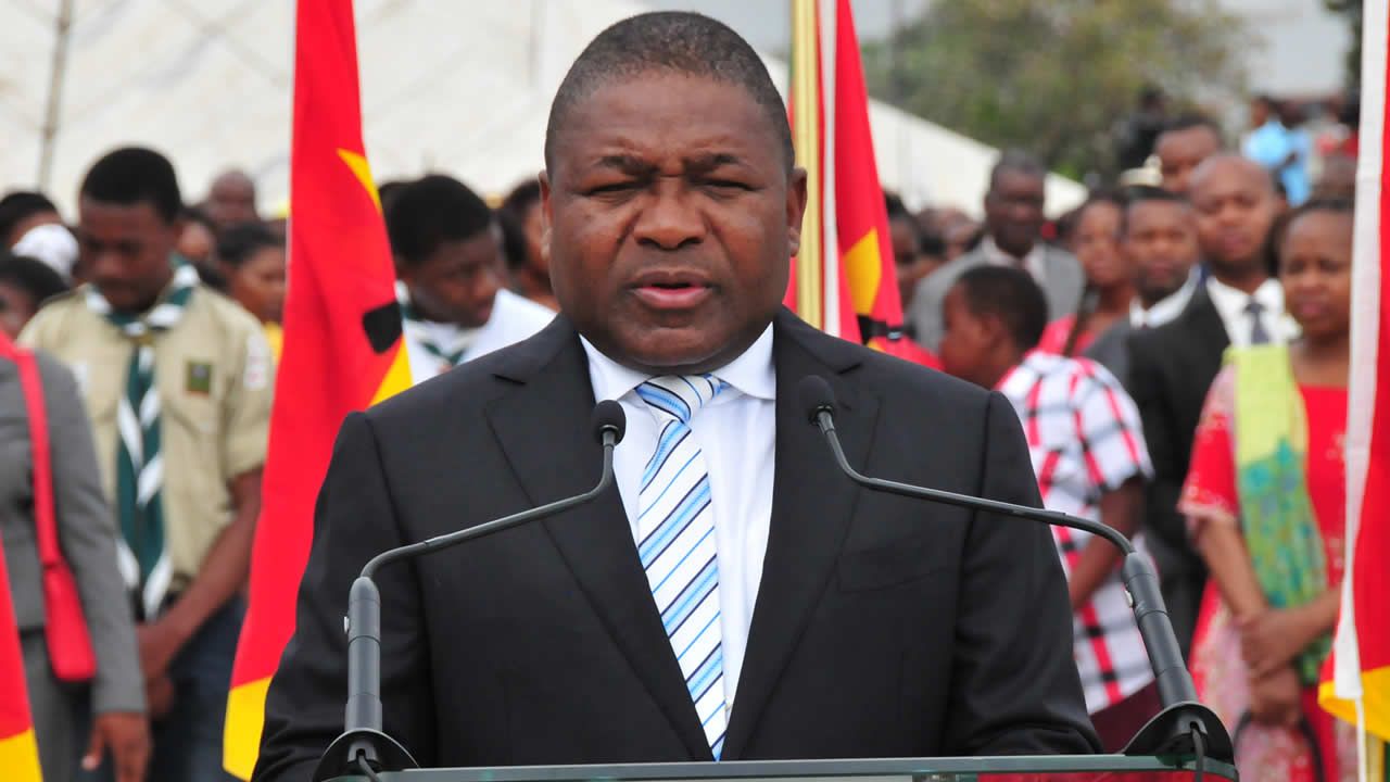Le président du Mozambique, Filipe Jacinto Nyusi.