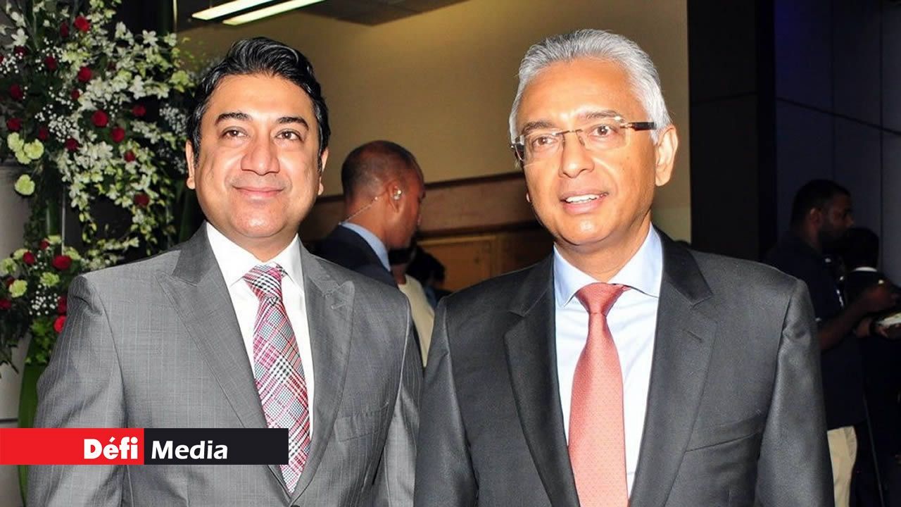  Archives. Sherry Singh et Pravind Jugnauth 