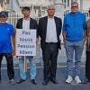 Manifestation pacifique contre la réforme de la pension de vieillesse devant l’Assemblée nationale