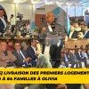 [En images] Livraison des premiers logements sociaux de la NSLD à 64 familles à Olivia