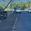 Accident de la route en direction de Tamarin 