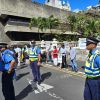 Manifestation pacifique de Linion Moris à Port-Louis