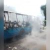 Belle-Vue Maurel : un autobus de la CNT ravagé par le feu