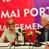 Réunion de l'alliance PTr-MMM : Ramgoolam et Bérenger face à la presse 