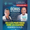 Échos de l’éducation : Des clés pour mieux vivre les examens avec Didier Moutou 