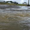 Pluies torrentielles : la route à Camp-de-Masque sous les eaux