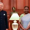 New Delhi : rencontre entre Pravind Jugnauth et la Présidente de l'Inde Droupadi Murmu 