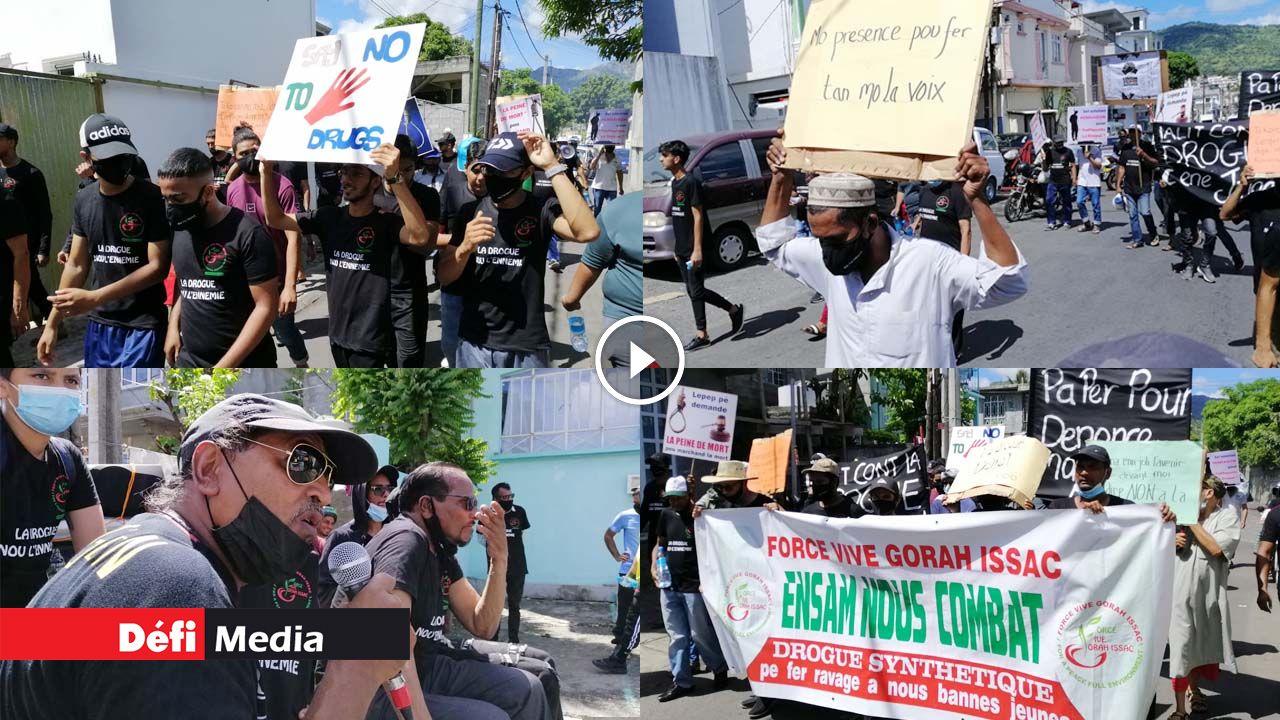 [Video] À Plaine Verte : Marche pacifique pour dire ʹnonʹ à la drogue