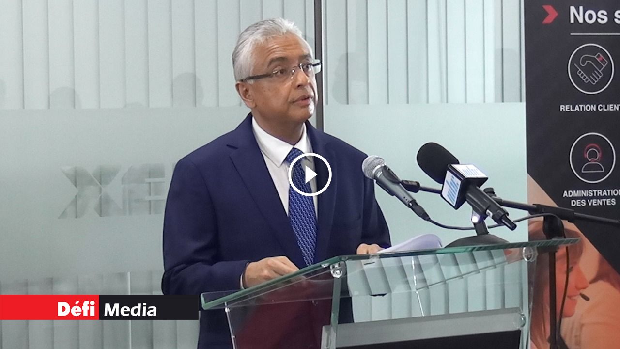 Pravind Jugnauth Le BPO Conna T Une Croissance De 6 5 Defimedia   Pkj 97 