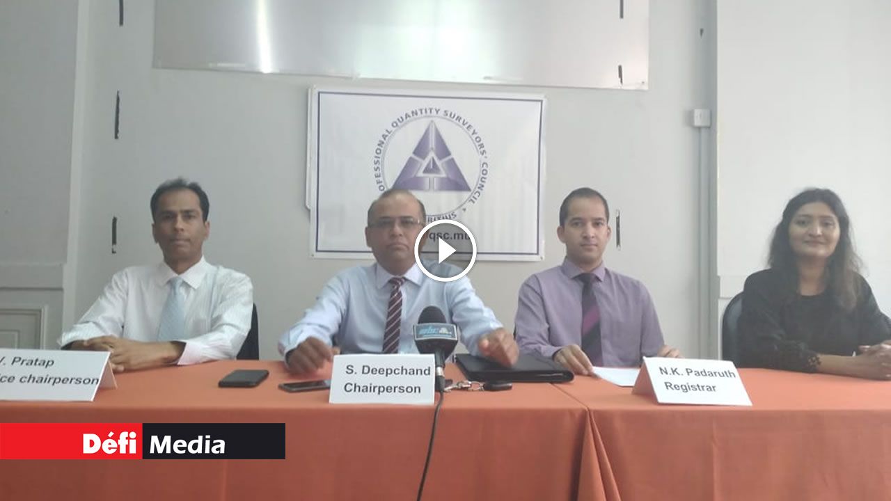 Le Professional Quantity Surveyors' Council met en garde contre des
